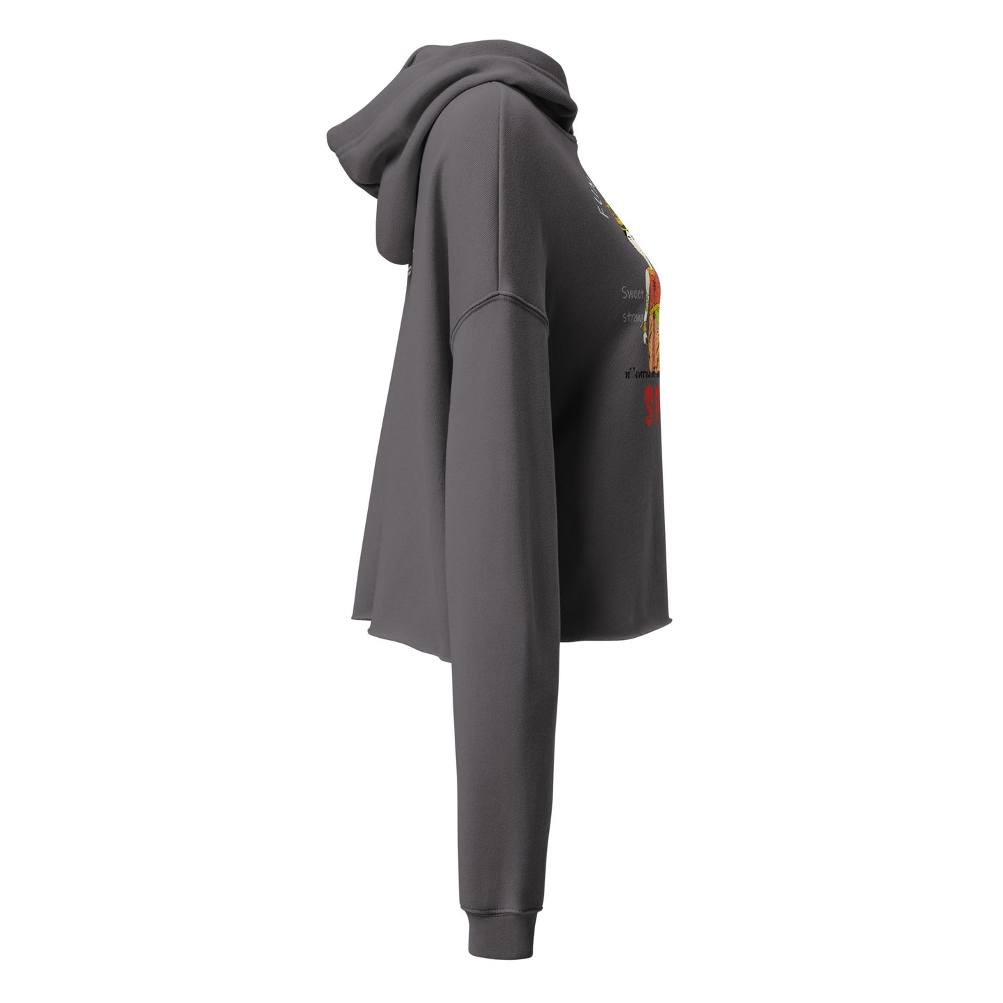 Trendy & Cozy Woman Crop Hoodie – Playful & Bold Thai Iconic Design | FunWearCode